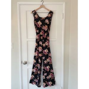 SOLD ASOS Floral Open Back Jumpsuit